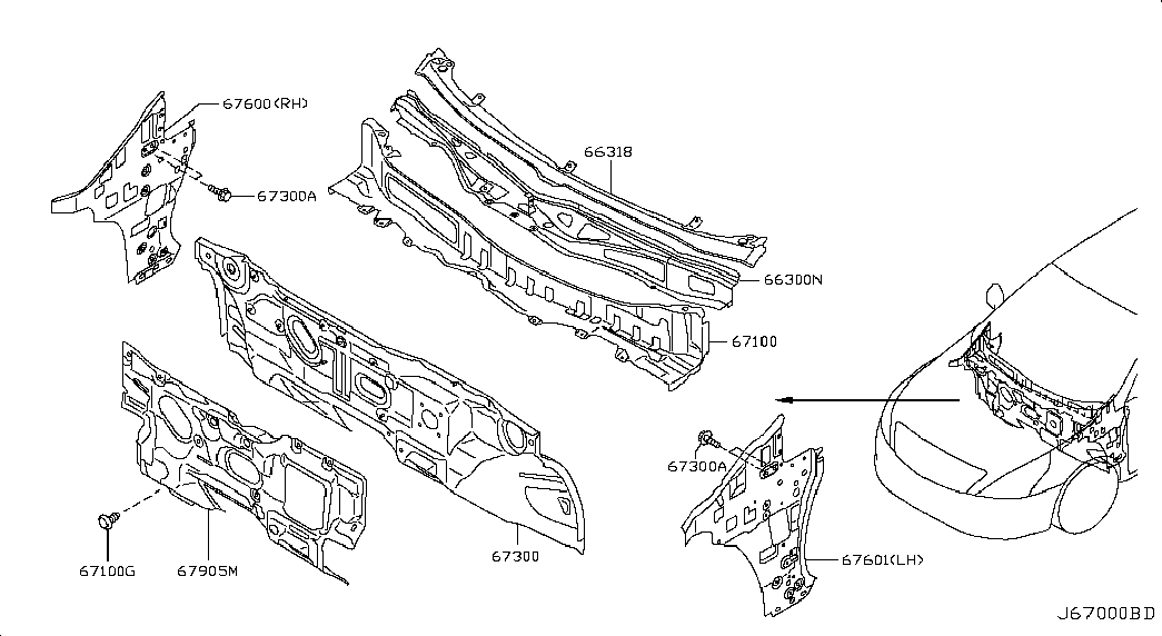 NISSAN 01553-06451 - Clip, Fregio/Modanatura protettiva www.autoricambit.com