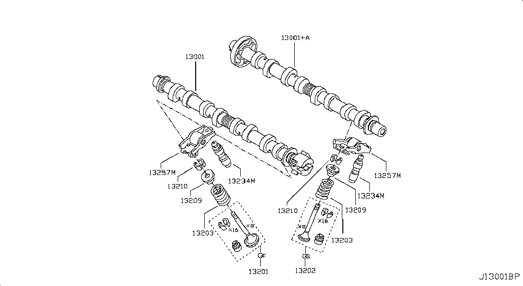 NISSAN 13234-00Q0A - Punteria www.autoricambit.com