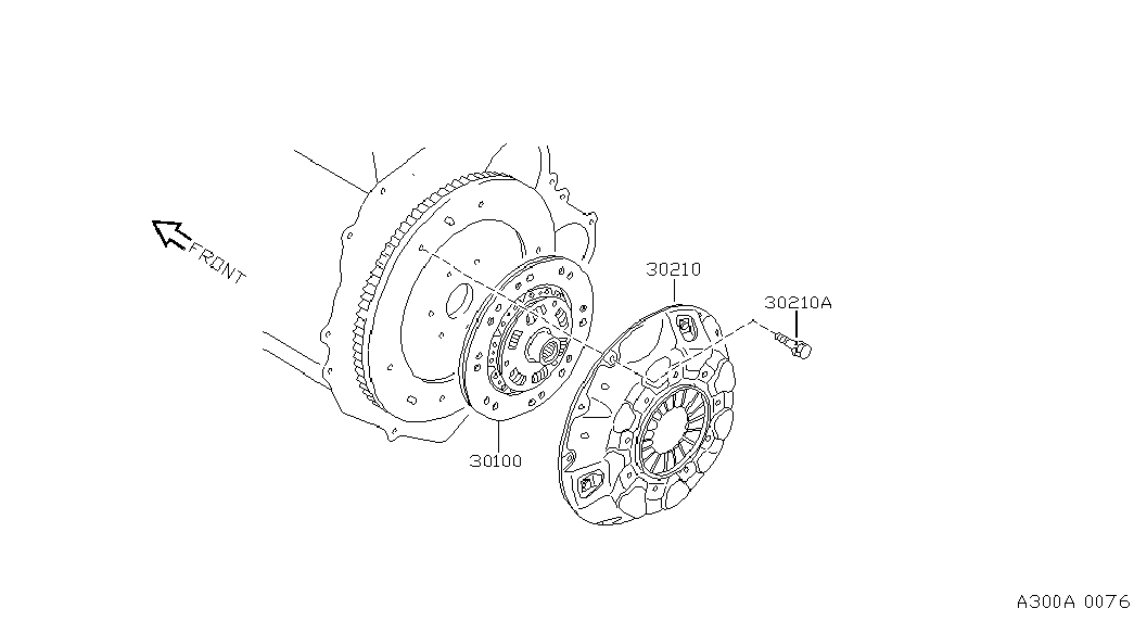 ISUZU 30100-38F00 - Disco frizione www.autoricambit.com