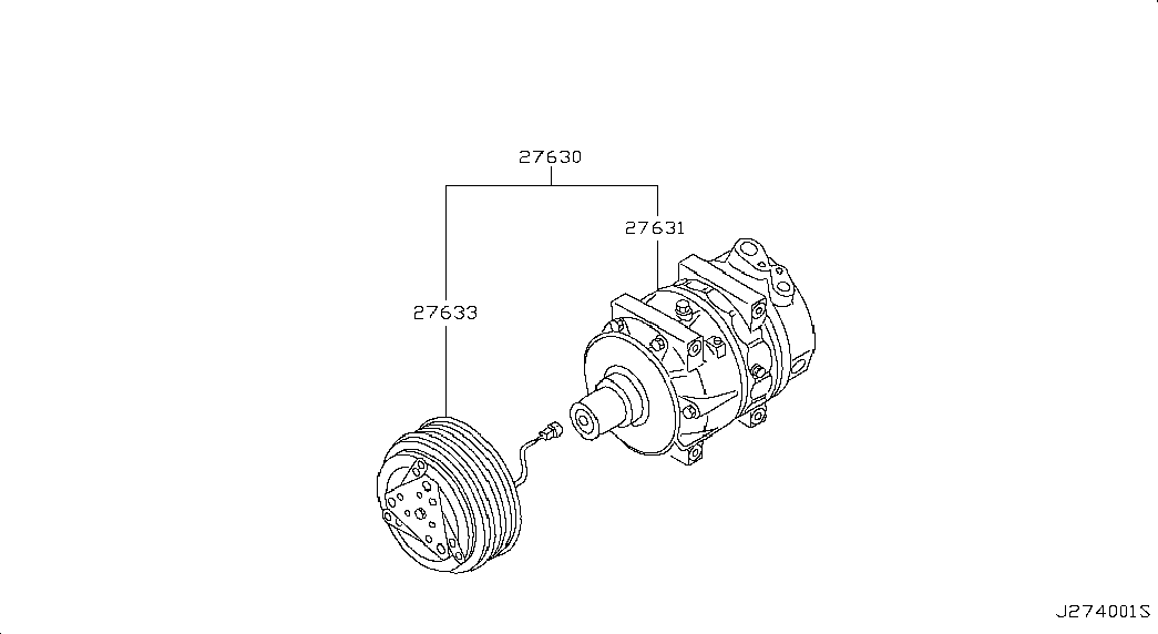 Infiniti 92600-2Y010 - Compressore, Climatizzatore www.autoricambit.com