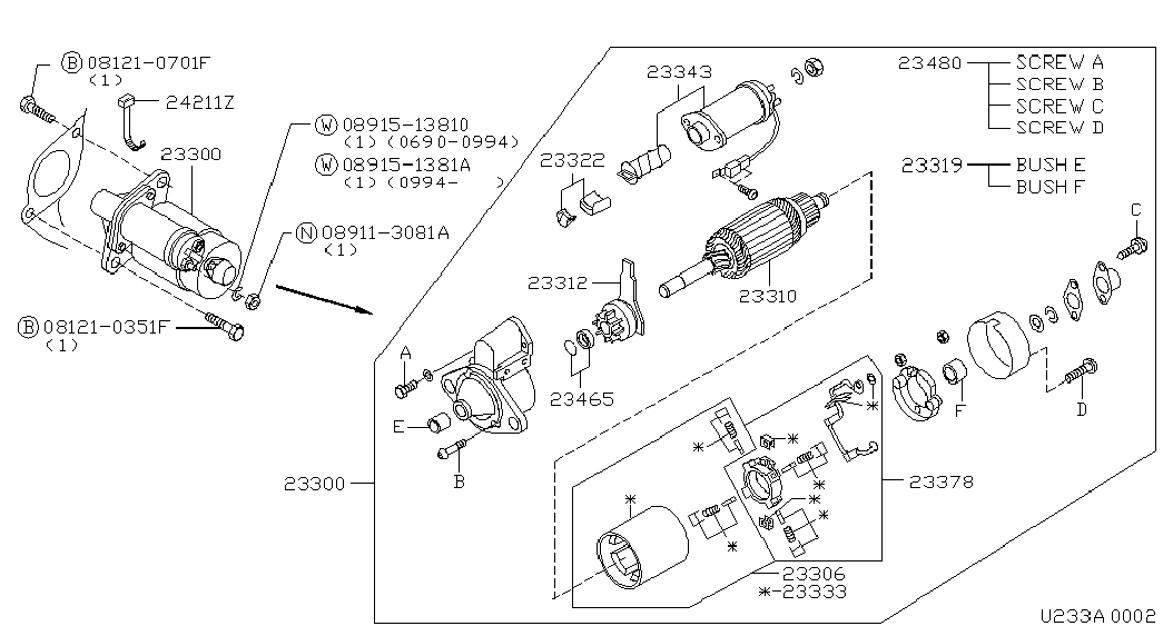 Infiniti 23300-70J00 - Motorino d'avviamento www.autoricambit.com