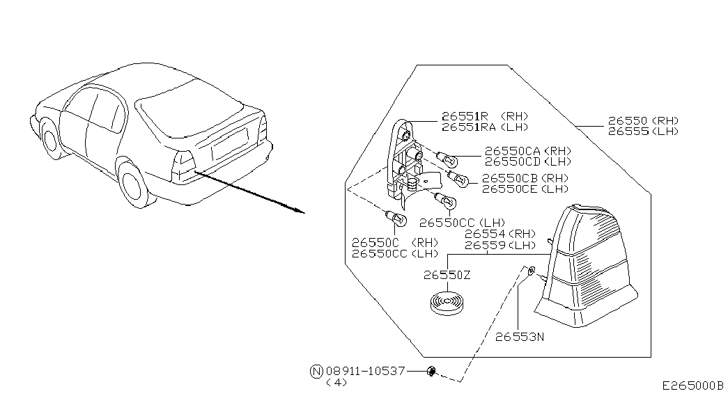 NISSAN 26717-5F001 - Lampadina, Illuminazione strumentazione www.autoricambit.com