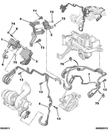 CITROËN/PEUGEOT 98 018 876 80 - Convertitore pressione, Controllo gas scarico www.autoricambit.com