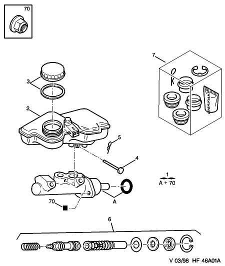 CITROËN 4601 H0 - Cilindro maestro del freno www.autoricambit.com