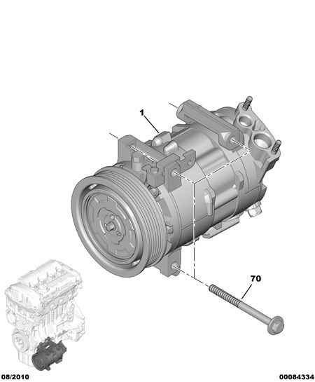 CITROËN/PEUGEOT 96 768 623 80 - Compressore, Climatizzatore www.autoricambit.com