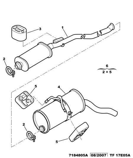 PEUGEOT 1717 74 - Silenziatore centrale www.autoricambit.com