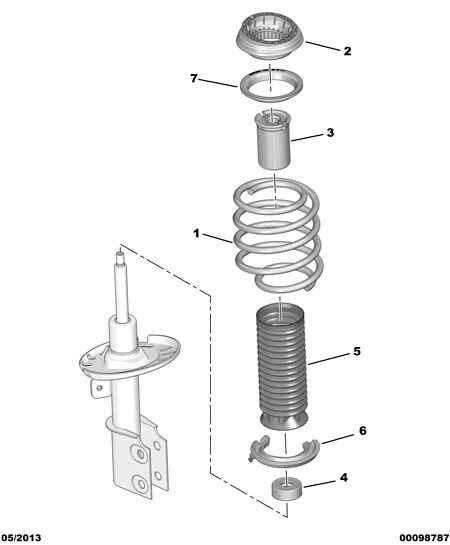 DS 98 004 803 80 - Supporto ammortizzatore a molla www.autoricambit.com