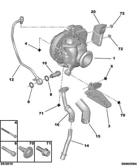 CITROËN/PEUGEOT 0375 N3 - Turbocompressore, Sovralimentazione www.autoricambit.com