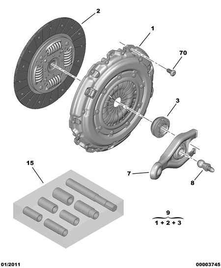 PEUGEOT 2004 AQ - Kit frizione www.autoricambit.com