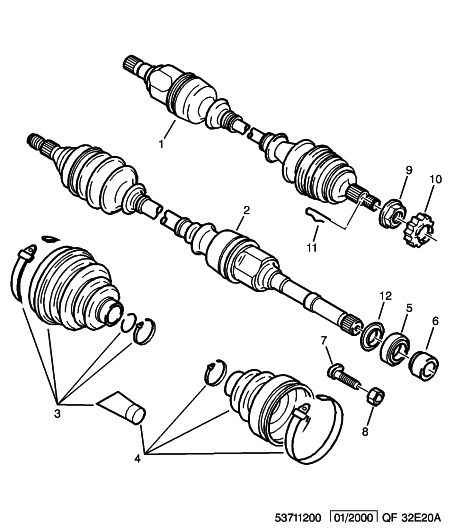 PEUGEOT 3273 3Q - Kit giunti, Semiasse www.autoricambit.com