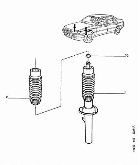 PEUGEOT 5254 22 - Kit parapolvere, Ammortizzatore www.autoricambit.com