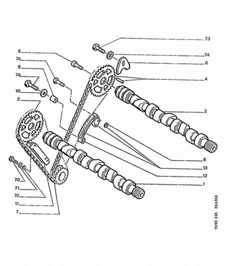 CITROËN 0849 13 - Tenditore, Catena distribuzione www.autoricambit.com