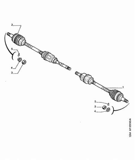 PEUGEOT 3273.H7 - Albero motore/Semiasse www.autoricambit.com