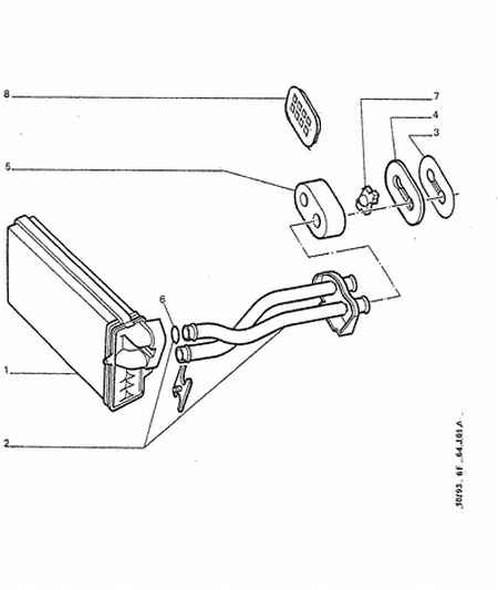 PEUGEOT 6448.89 - Scambiatore calore, Riscaldamento abitacolo www.autoricambit.com