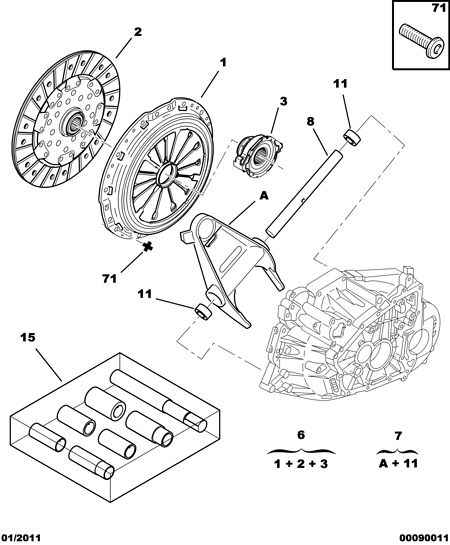 CITROËN 2052 60 - Kit frizione www.autoricambit.com