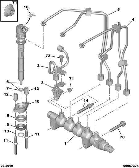 PEUGEOT 1981.85 - Piastra termoisolante, Impianto iniezione www.autoricambit.com