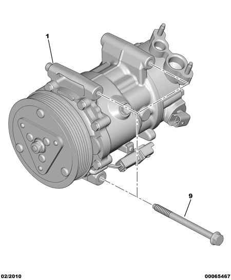 CITROËN/PEUGEOT 6453 WK - Compressore, Climatizzatore www.autoricambit.com