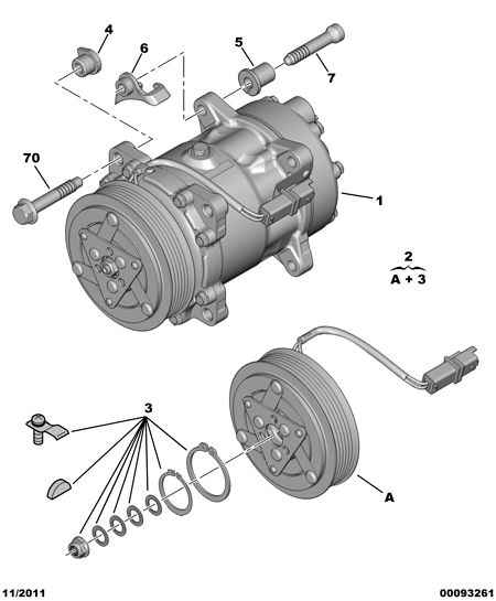 CITROËN/PEUGEOT 6453 TK - Compressore, Climatizzatore www.autoricambit.com