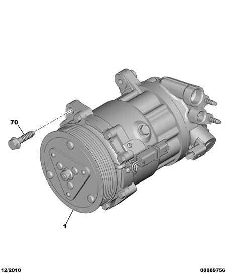 CITROËN/PEUGEOT 6453.QY - Compressore, Climatizzatore www.autoricambit.com