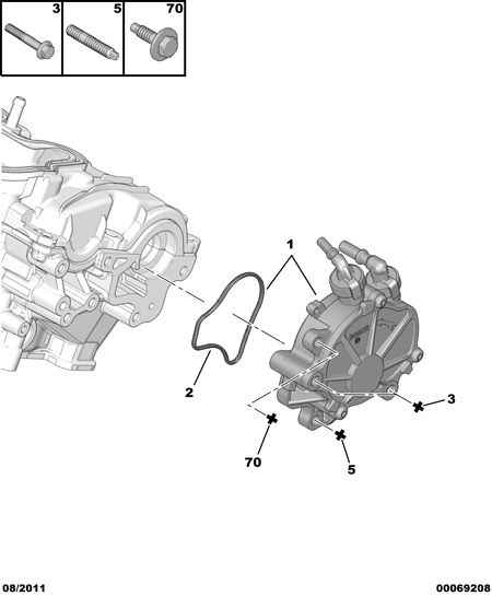 PEUGEOT 4565 71 - Pompa depressione, Sistema frenante www.autoricambit.com