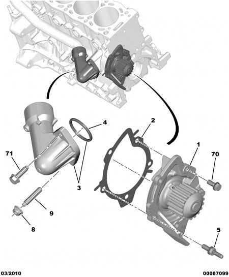 DS 1201.K2 - Pompa acqua www.autoricambit.com