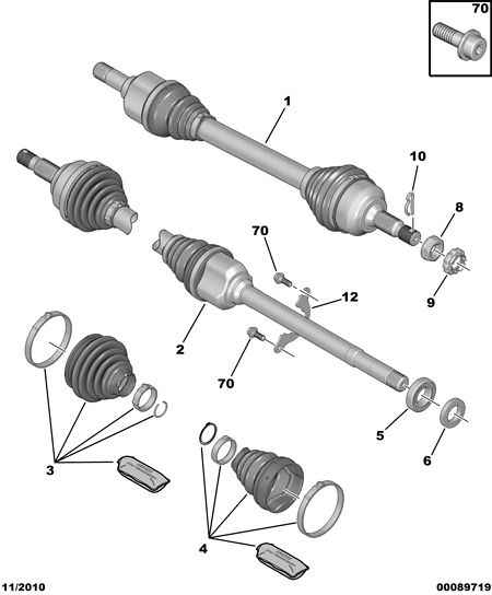 CITROËN/PEUGEOT 3272-GE - Kit giunti, Semiasse www.autoricambit.com