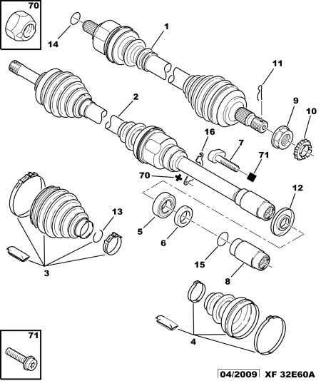 PEUGEOT 3273.LQ - Kit giunti, Semiasse www.autoricambit.com