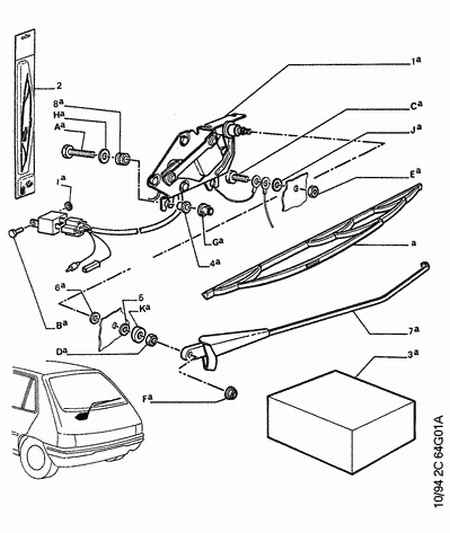 PEUGEOT 6426 T8 - WINDSCREEN WIPER BLADE www.autoricambit.com