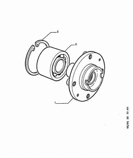 CITROËN 3350.17 - Kit cuscinetto ruota www.autoricambit.com