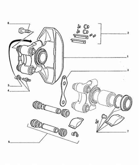 PEUGEOT 4448 51 - Kit riparazione, Pinza freno www.autoricambit.com