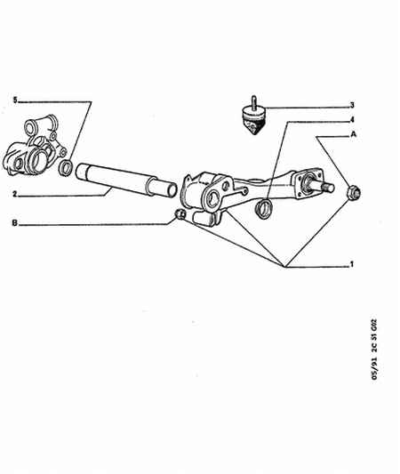 PEUGEOT 5176.17 - Kit riparazione, Braccio oscillante www.autoricambit.com