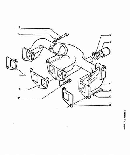 CITROËN 0348.98 - Guarnizione, Collettore aspirazione www.autoricambit.com