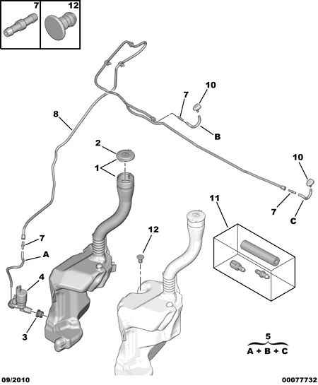 CITROËN 6438 Y3 - Ugello acqua lavaggio, Pulizia cristalli www.autoricambit.com