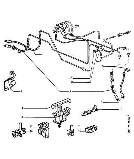 PEUGEOT 4806 36 - Flessibile del freno www.autoricambit.com