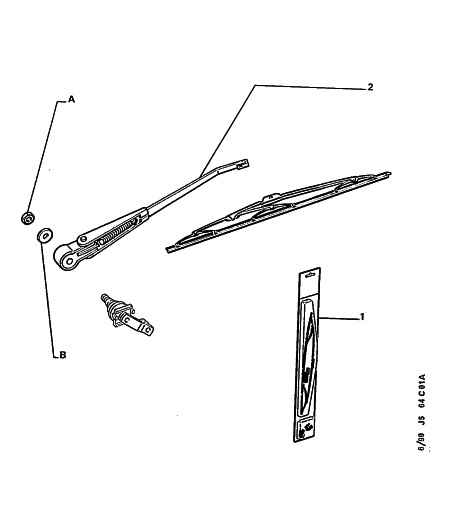 PEUGEOT 6426 S3 - WINDSCREEN WIPER BLADE www.autoricambit.com