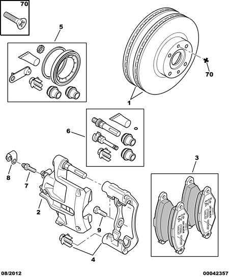 PEUGEOT 4427 82 - Kit riparazione, Pinza freno www.autoricambit.com