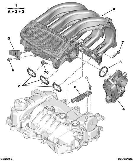 Opel 96 736 223 80 - Corpo farfallato www.autoricambit.com