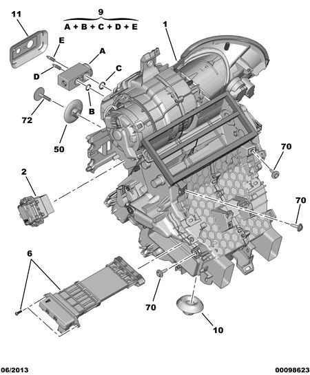 PEUGEOT 6441 AF - Resistenza, Ventilatore abitacolo www.autoricambit.com