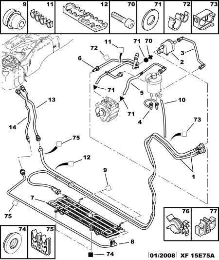 PEUGEOT 1579.Y6 - Preriscaldatore carburante www.autoricambit.com