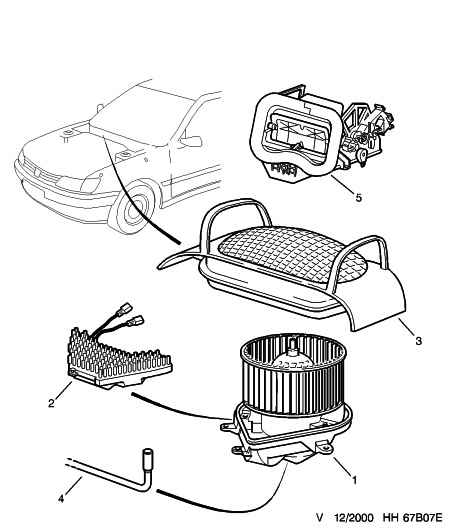 CITROËN/PEUGEOT 6441 A0 - Ventilatore abitacolo www.autoricambit.com