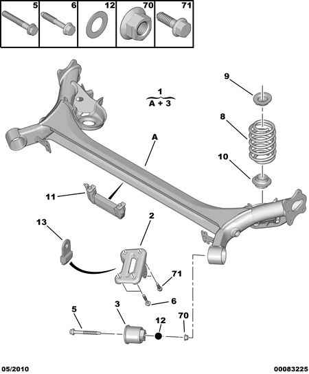 CITROËN/PEUGEOT 5131.G5 - Silent Block, Supporto Braccio Oscillante www.autoricambit.com