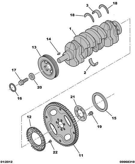 CITROËN 0127.51 - Paraolio, Albero a gomiti www.autoricambit.com