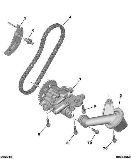 PEUGEOT 1033.16 - OIL PUMP CHAIN TENSIONER www.autoricambit.com