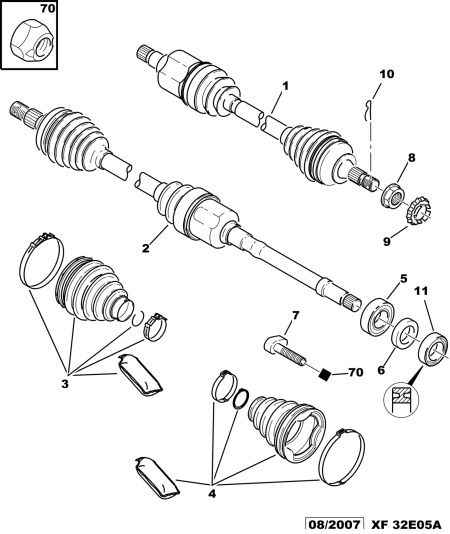 PEUGEOT 3272 5X - Kit giunti, Semiasse www.autoricambit.com