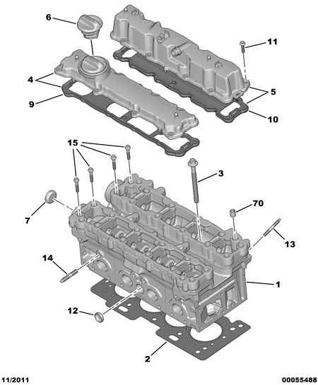 PEUGEOT 0248.L3 - CYLINDER-HEAD COVER www.autoricambit.com