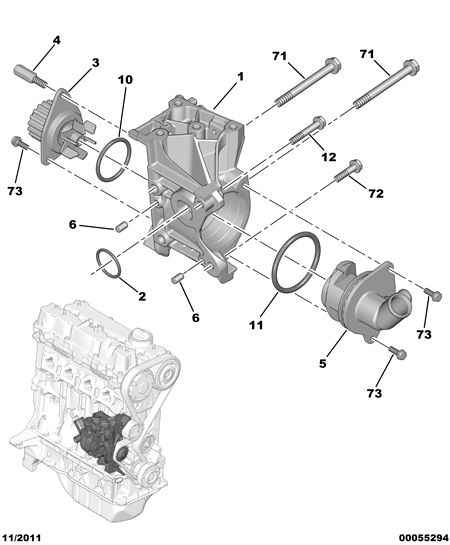 PEUGEOT 1201.G2 - Pompa acqua www.autoricambit.com