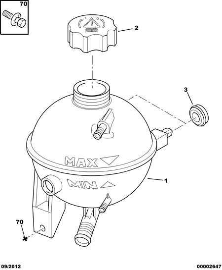 DS 1323 A3 - Serbatoio compensazione, Refrigerante www.autoricambit.com