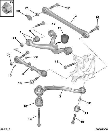 PEUGEOT 98 010 499 80 - Silent Block, Supporto Braccio Oscillante www.autoricambit.com