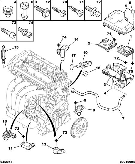 CITROËN 19 208 Y - Sensore, Temperatura aria aspirata www.autoricambit.com