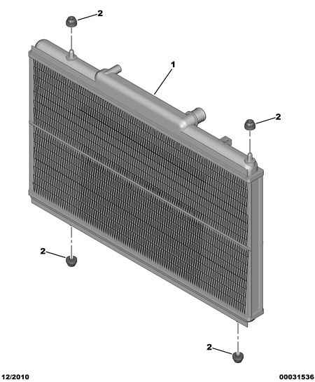 CITROËN 1330.K3 - Radiatore, Raffreddamento motore www.autoricambit.com